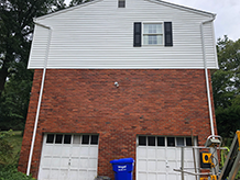 AFTER - Vinyl sidings & brick