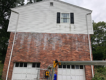 BEFORE - Vinyl sidings & Brick